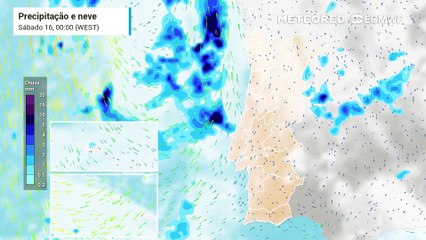 Depressão fria isolada traz chuva, trovoada e vento forte a Portugal. E o início da próxima semana, como se prevê?