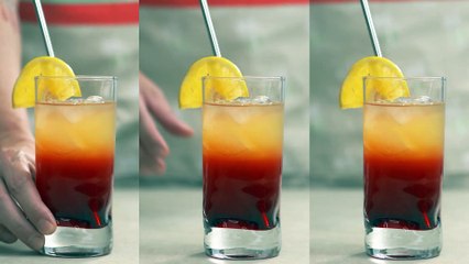 Tequila Sunrise: drink colorido e diferente