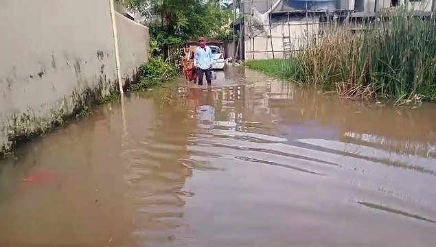 भादो में जमकर बरसे बादल, रातभर हुई बारिश से कई क्षेत्र हुए जलमग्न, आवागमन हुआ ठप
