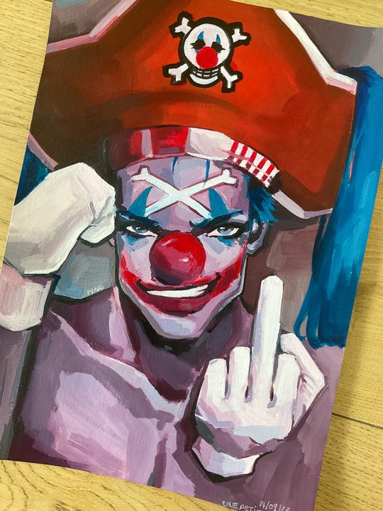 PORTRAIT de BAGGY LE CLOWN / One Piece Netflix