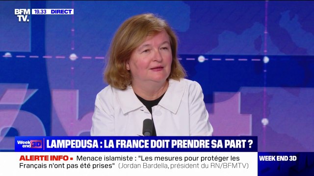 Lampedusa: Il n'y a pas vraiment d'Europe en matière d'immigration parce qu'un certain nombre de pays ne l'ont pas voulu , pour Nathalie Loiseau (députée européenne “Renew )