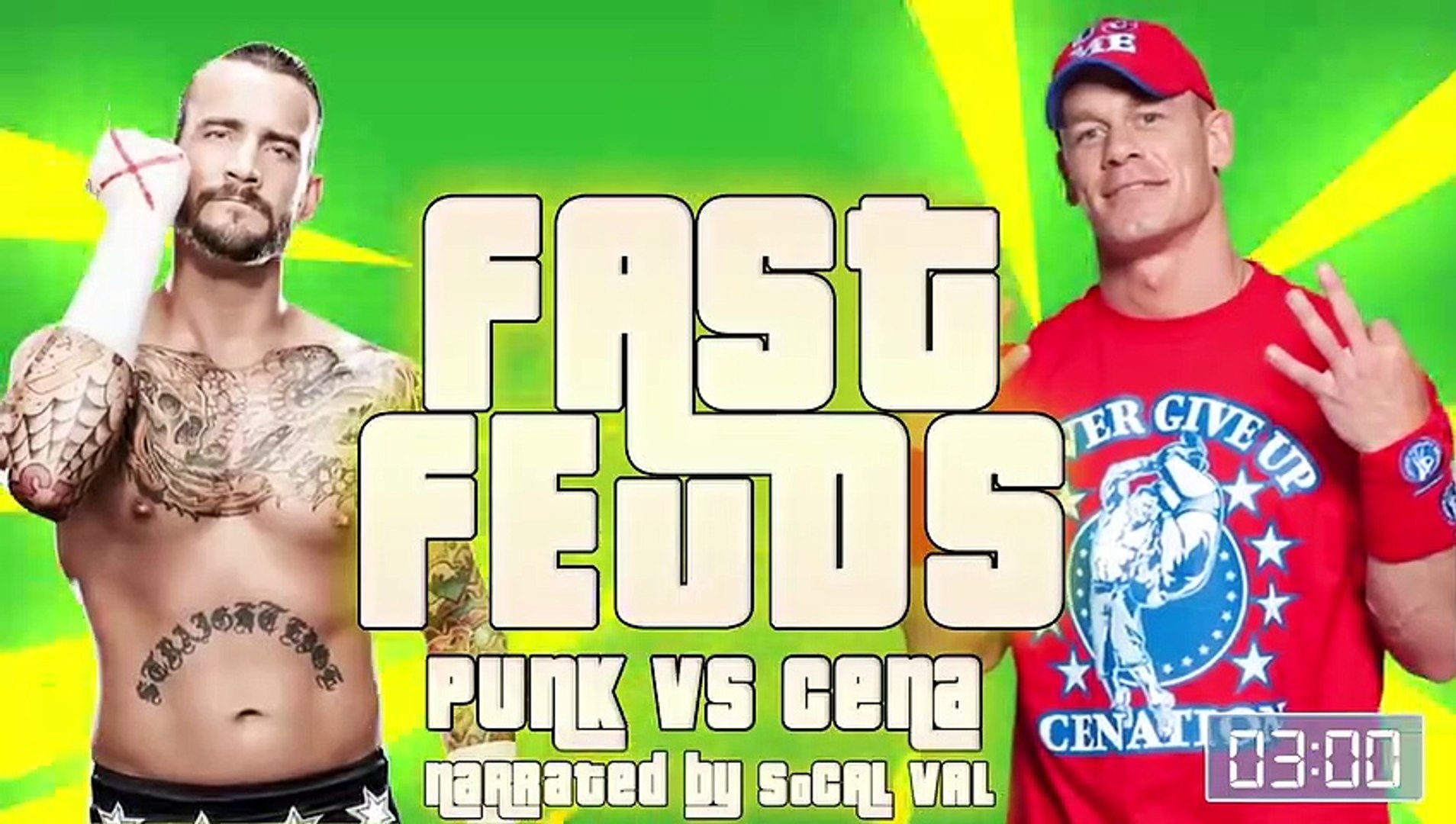⁣John Cena Vs. CM Punk's Feud in 3 MINUTES | Fast Feuds | partsFUNknown