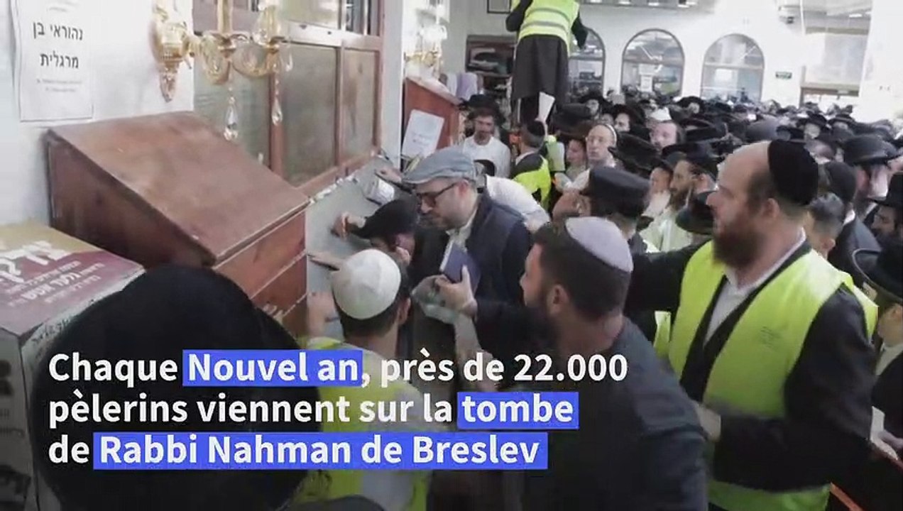 "Aucune guerre ne peut nous arrêter" : des pèlerins juifs en Ukraine pour Roch Hachana