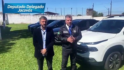 Delegado Jacovós entrega 06 viaturas 0 km à Polícia Civil de Apucarana