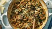 How to Make Creamy Chicken, Mushroom, and Spinach Skillet Casserole