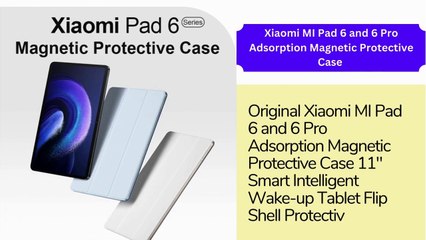 Xiaomi MI Pad 6 and 6 Pro Adsorption Magnetic Protective Case