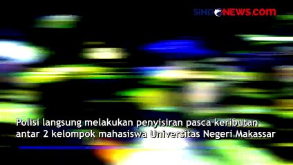 Polisi Amankan 4 Mahasiswa Usai Bentrok di UNM dalam Kondisi Mabuk