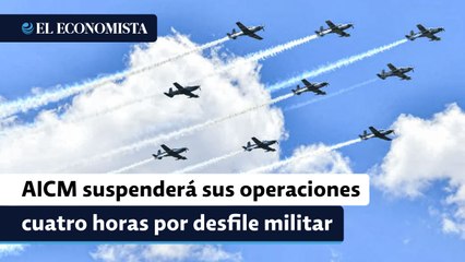 Download Video: Fiestas patrias: AICM suspenderá el sábado sus operaciones durante cuatro horas por desfile militar