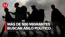 Llega gran caravana de migrantes a Piedras Negras, Coahuila