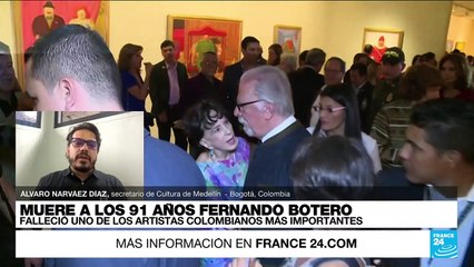 Álvaro Narváez Díaz: 'Botero construyo en su obra su propio lenguaje'