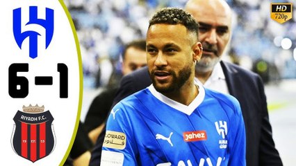 Al Hilal vs Al Riyadh 6-1 All Goals & Highlights Saudi League 2023 Neymar's debut
