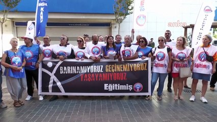 Eğitim İş İzmir 3 No'lu Şube Memur Maaşlarını Protesto Etti.