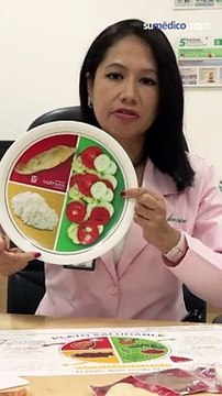 El #imss recomienda mantener una buena alimentación mediante el método del plato saludable