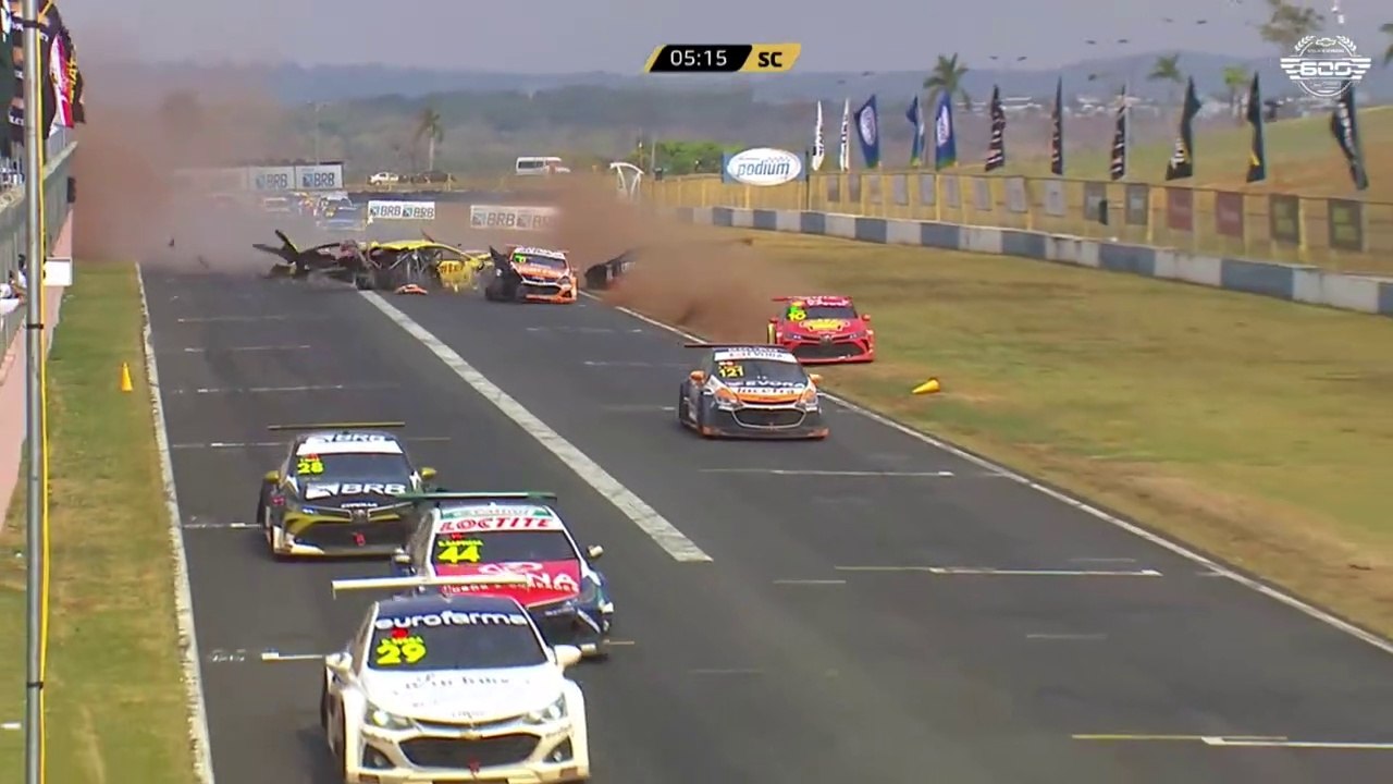 Stock Car Brasil 2023 Goiania 2 Race 2 Casagrande Piquet Jr Bueno Massa Huge Crash