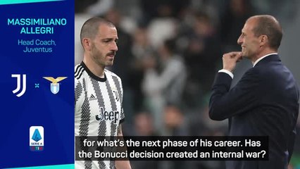 "I like the soaps" - Allegri hits back at Bonucci's Juventus exit claims