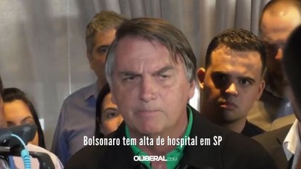 Bolsonaro tem alta de hospital em SP