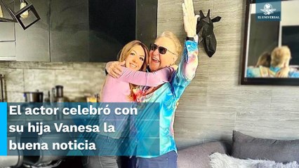 Celebra Carlos Villagran victoria de su hija Vanesa contra el cáncer