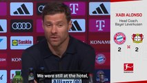 Alonso: For the first 15 mins, Leverkusen were still at the hotel!