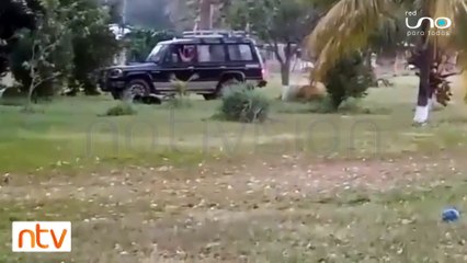 Hombre mata con disparos a un perro y luego lo arrastra con su vehículo