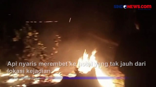 Api Lalap Lahan Kering Seluas 1 Hektare di Pandeglang, Warga Panik