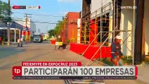 100 empresas de pequeños y medianos productores se instalan en Expocruz 2023