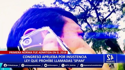 Congreso aprueba por insistencia norma que prohíbe llamadas y mensajes spam a usuarios
