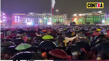 ENTRE DE ABUCHEOS YAHRITZA y su esencia se presentaron EN EL ZÓCALO