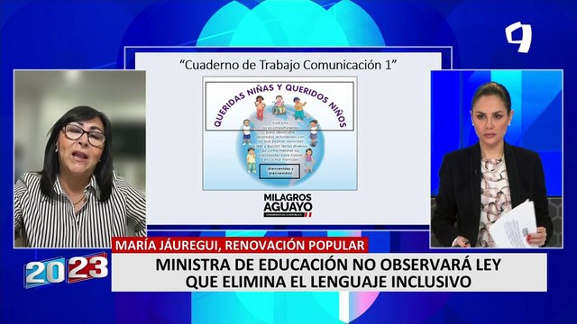María Jáuregui: Los niños deben estudiar con la misma lengua con la que se relacionan con su familia