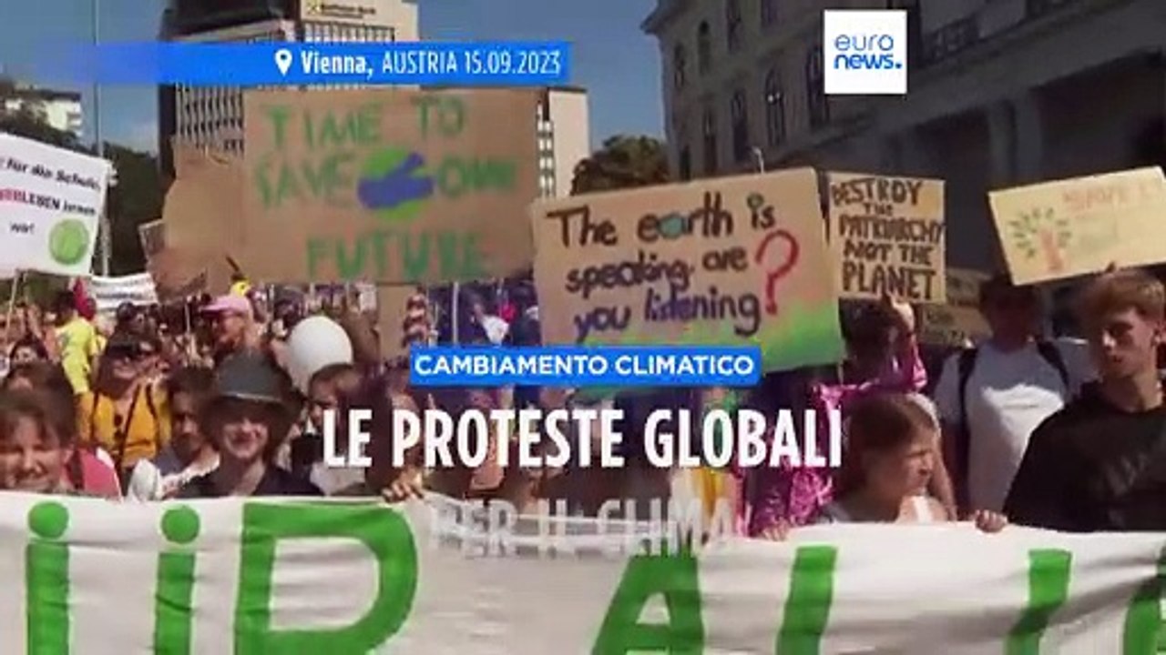 Crisi climatica, una nuova ondata di proteste in 54 Paesi
