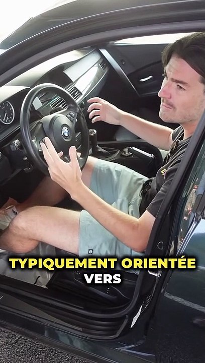 L’interieur contrasté de la BMW 530i e60 