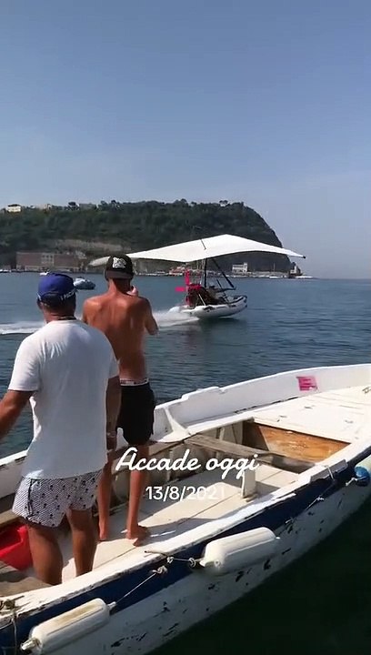 Boat On A Hang Glider