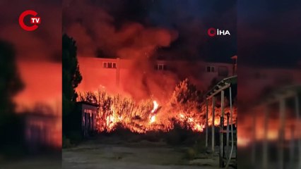 Bursa'da fabrikada korkutan yangın!