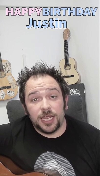 Happy Birthday, Justin! Geburtstagsgrüße an Justin