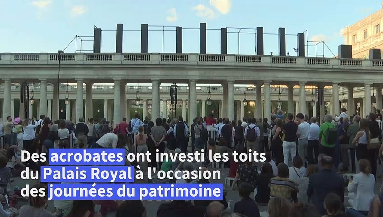 Paris: sur les toits du Palais Royal, un spectacle qui donne le vertige