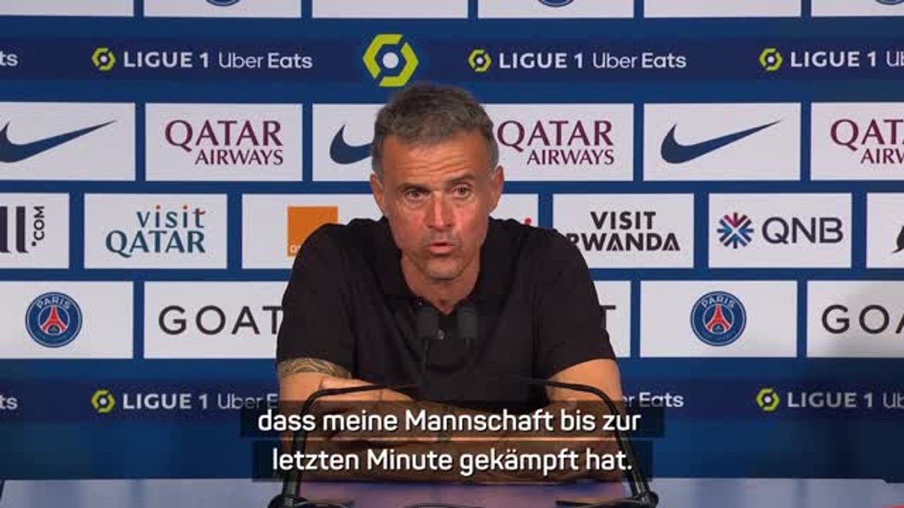 Enrique nach Pleite: 'Überrascht von unseren Fans'