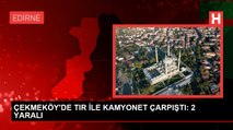 Kuzey Marmara Otoyolu'nda TIR ve kamyonet çarpıştı: 2 yaralı
