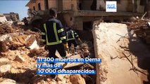 Libia | Los vecinos de Derna buscan a sus familiares sepultados excavando con sus propias manos