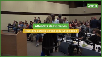 Attentats de Bruxelles: réactions après le verdict de la justice belge