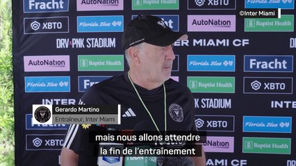 Martino assure que Messi n'est pas blessé