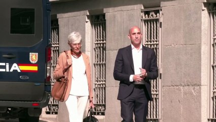 Luis Rubiales est arrivé au Tribunal de l'Audience nationale de Madrid
