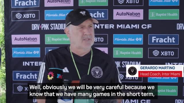 Martino gives Messi injury update