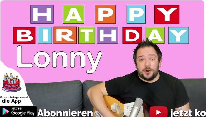 Happy Birthday, Lonny! Geburtstagsgrüße an Lonny