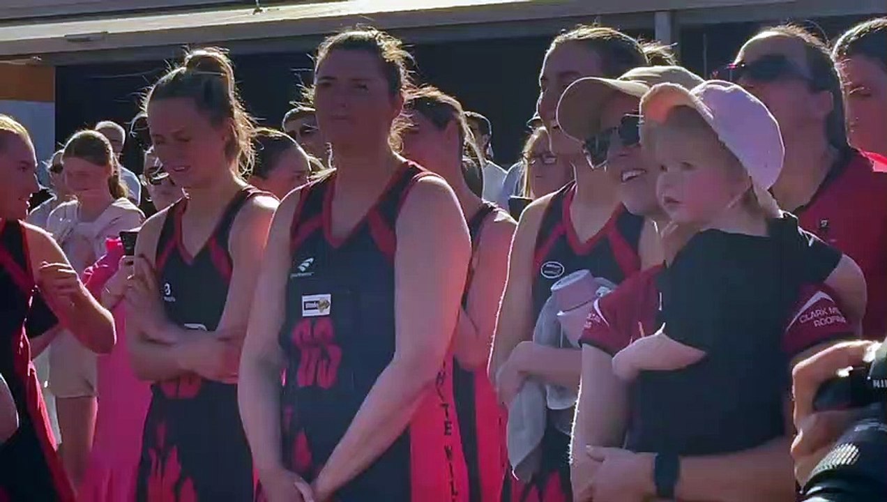 Bridget Murray named best on court in 2023 HDFNL A-grade netball grand final