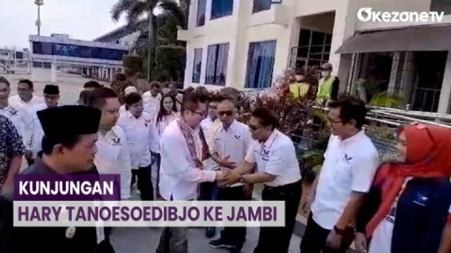 Tiba di Bandara Sultan Thaha, Hary Tanoesoedibjo Disambut Gubernur Jambi