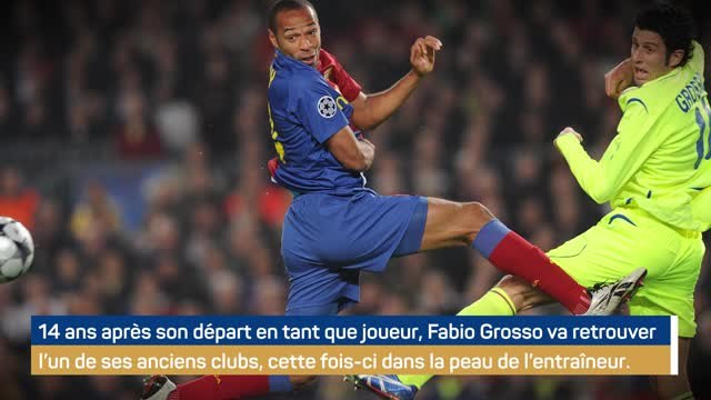 OL - Fabio Grosso nouvel entraîneur des Gones