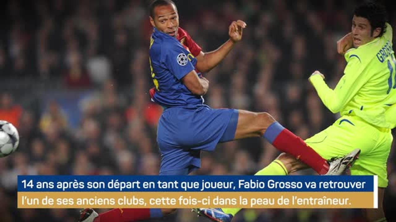OL - Fabio Grosso nouvel entraîneur des Gones