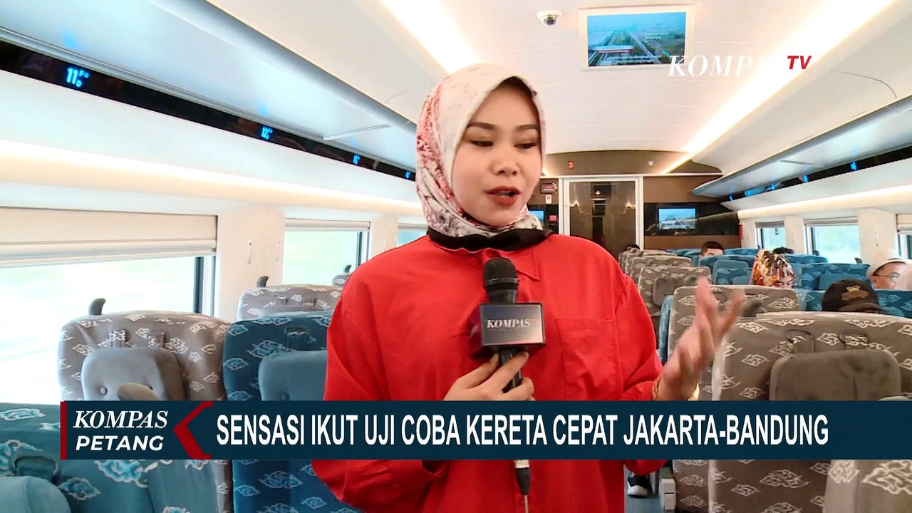 Begini Sensasi Naik Kereta Cepat Jakarta-Bandung