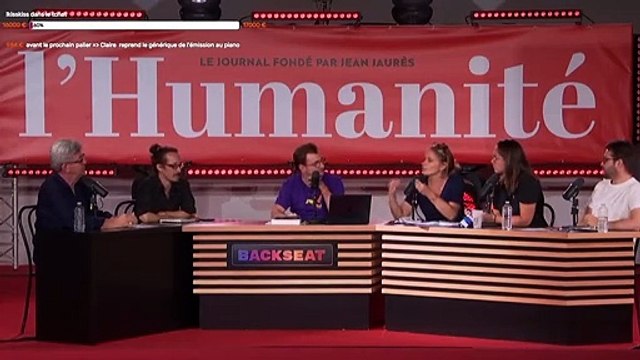 Jean-Luc Mélenchon dans Backseat le vendredi 15 septembre 2023.