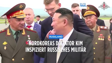 Nordkoreas Diktator Kim inspiziert russische Militäranlagen