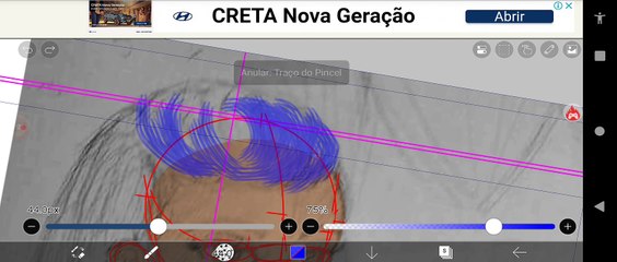 Desenhar Hadassa Bravery no IbisPaintX Android Parte 1